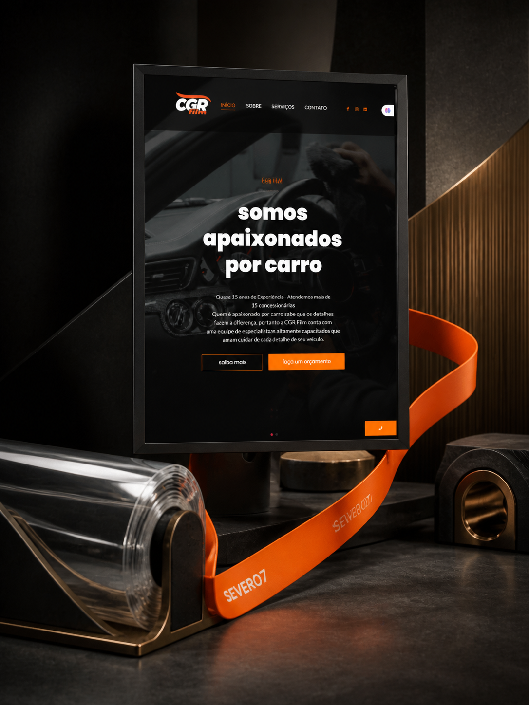Experiência digital da CGR Film aplicada em dispositivos